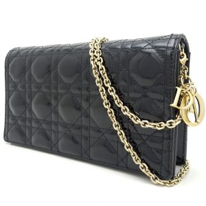 1 Chanel Shoulder Bag Chain Black Silver Hardware