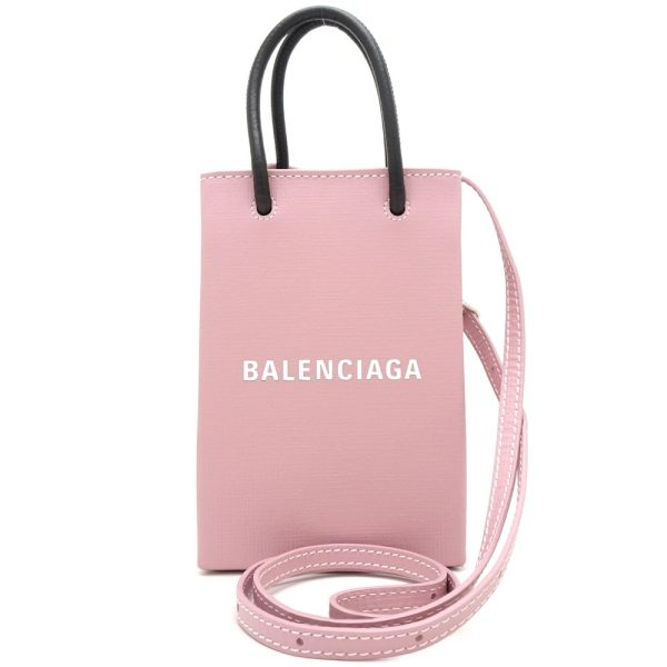 1 Balenciaga Holder Calf Pink Crossbody Shoulder Bag