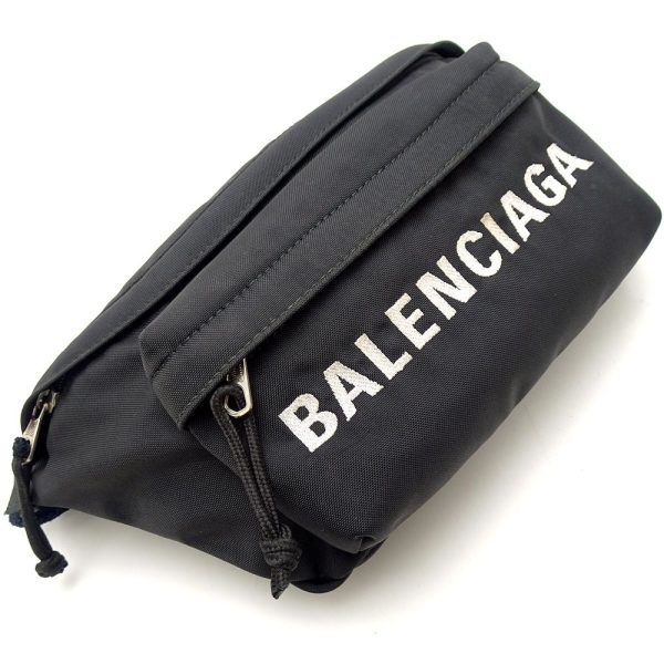 1 Balenciaga Wheel Belt Pack Waist Bag Nylon Black