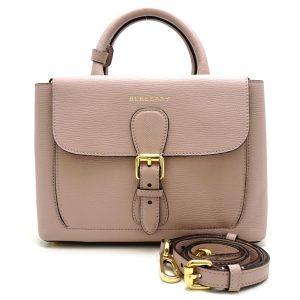 1 Celine Macadam Triomphe Leather 2way Mini Boston Bag