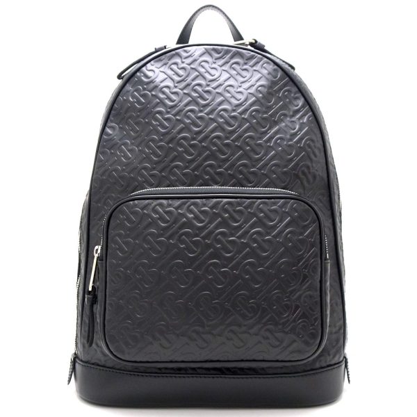 1 Burberry Rucksack Backpack Leather Black