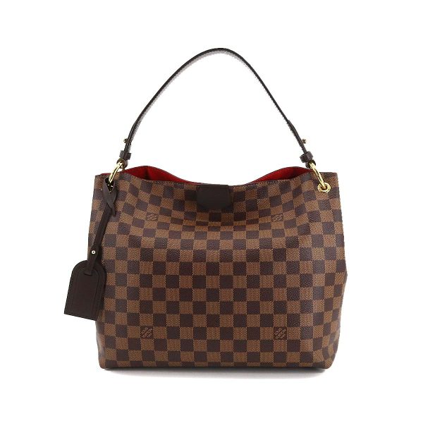 1 Louis Vuitton Damier Graceful PM Shoulder Bag Ebene