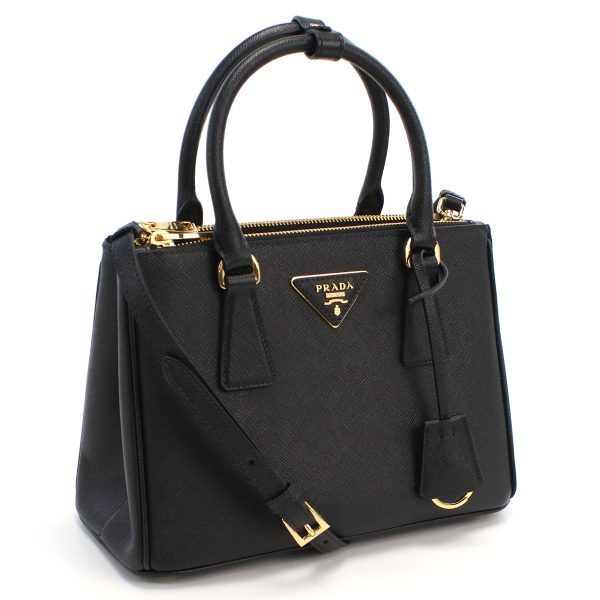 1 Prada Handbag Shoulder Bag Formal Bag Nero Black