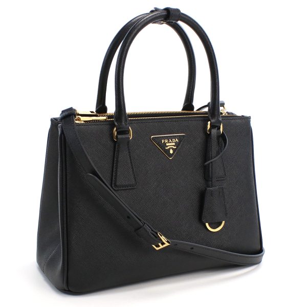 1 Prada Galleria Shoulder Bag Nero Black