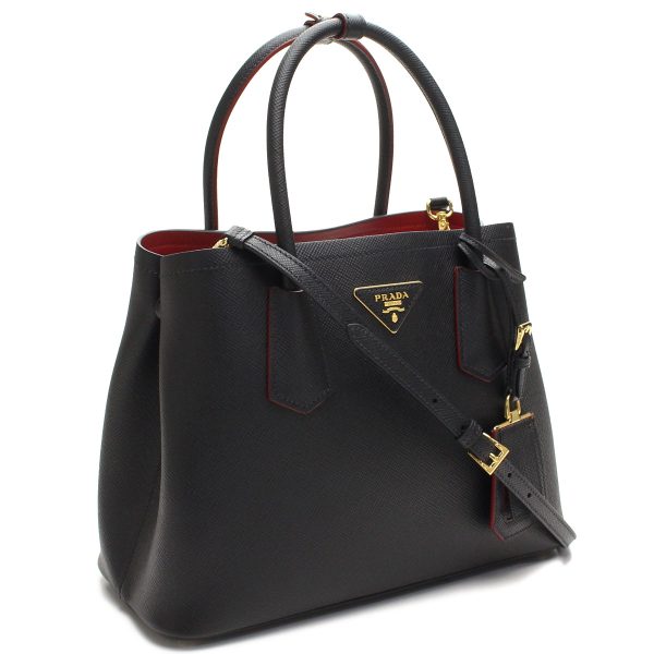 1 Prada Tote Bag Nero Fuoco Black