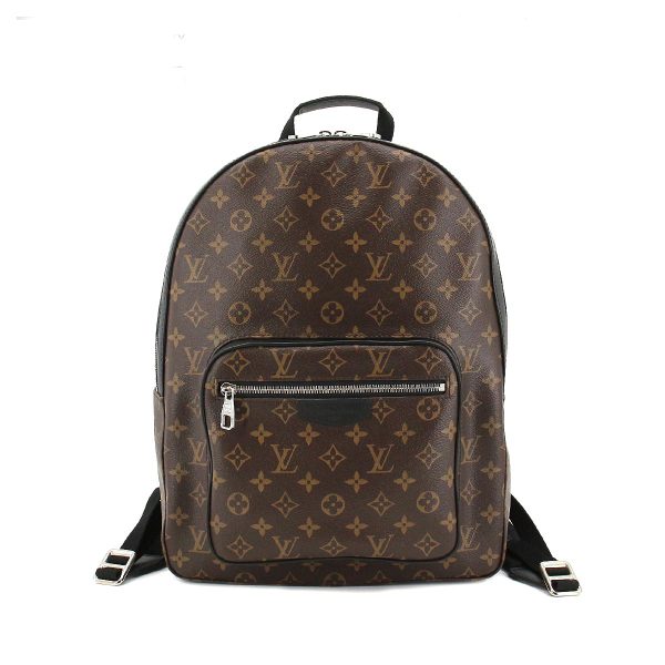 1 Louis Vuitton Monogram Macassar Josh Backpack Rucksack Brown Black