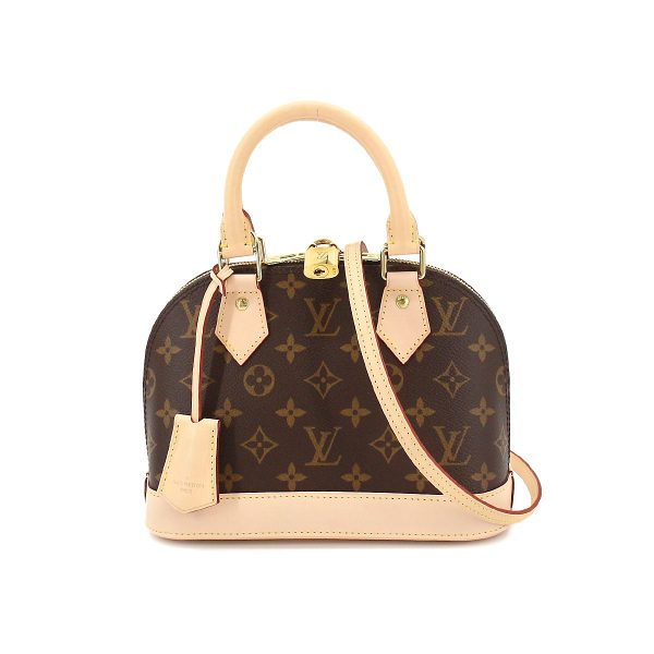 1 Louis Vuitton Monogram Alma BB 2 Way Hand Shoulder Bag Brown