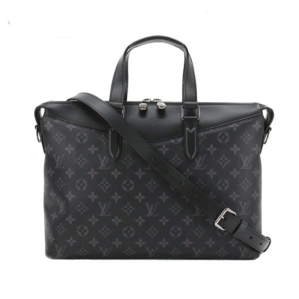 1 Louis Vuitton Monogram Eclipse Explorer Shoulder Bag Black