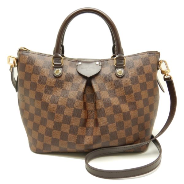 1 Louis Vuitton Damier Sienna PM Ebene 2WAY Bag Brown