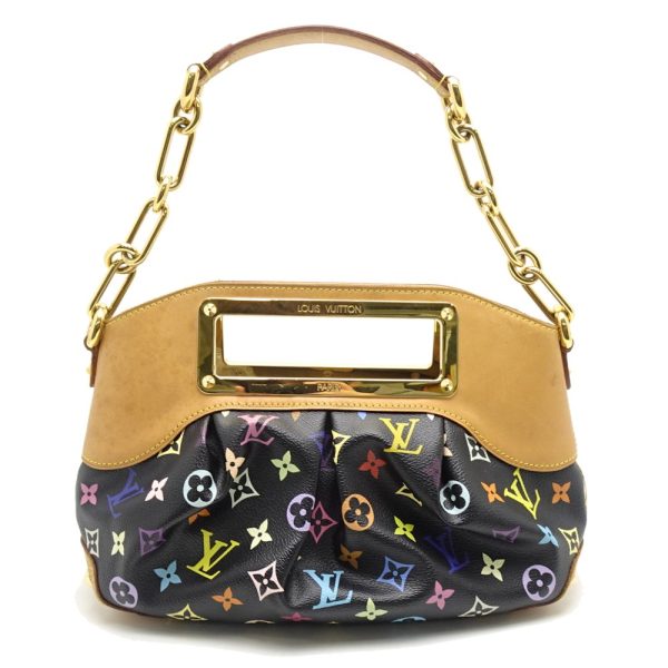 1 Louis Vuitton Multicolor Judy PM Noir Chain Bag Black