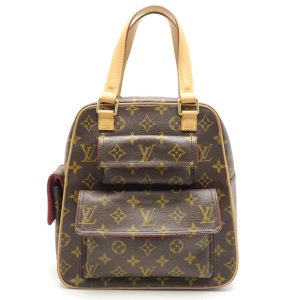 1 Louis Vuitton Neverfull PM Handbag Shopping Tote Bag Damier Brown