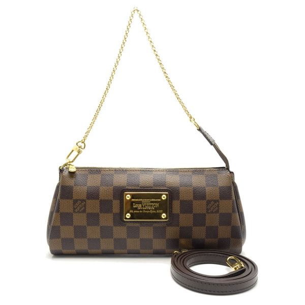 1 Louis Vuitton Damier Eva Ebene 2WAY Bag Brown