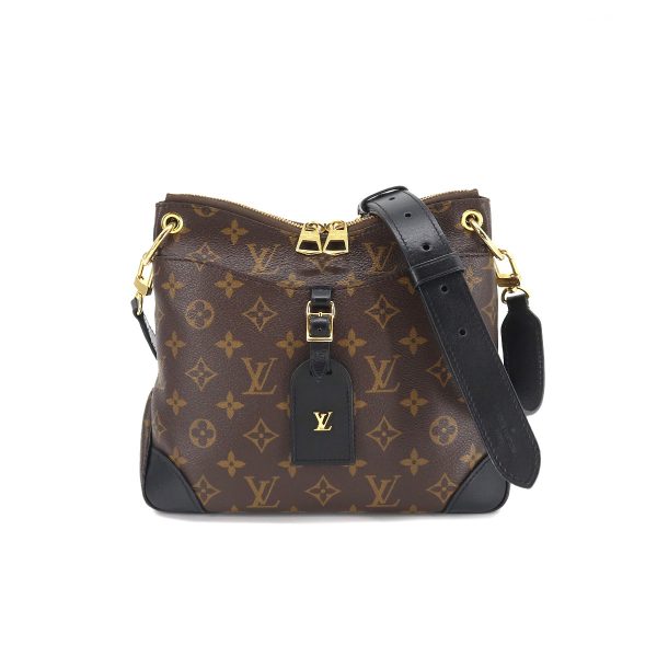 1 Louis Vuitton Monogram Odeon NM PM Shoulder Bag Brown Noir