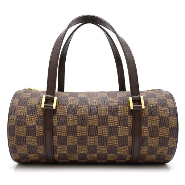 1 Louis Vuitton Damier Papillon PM Ebene Handbag Brown