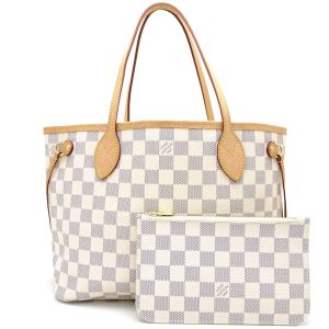 1 Louis Vuitton Sac Plat PM Tote Bag Damier Brown