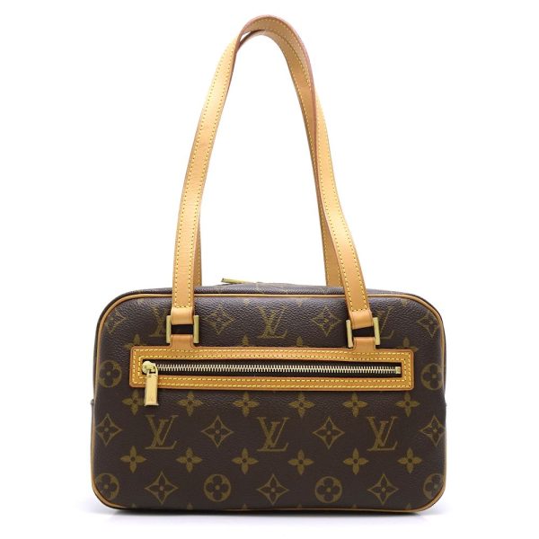 1 Louis Vuitton Monogram Cite MM Brown Shoulder Bag