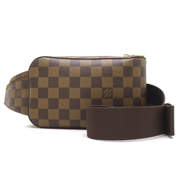 1 Louis Vuitton Damier Jeronimos Ebene Body Bag Brown