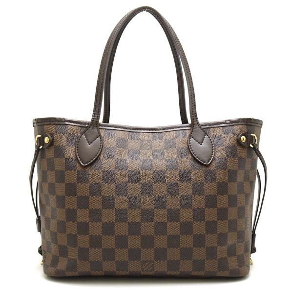 1 Louis Vuitton Damier Neverfull PM Ebene Tote Bag