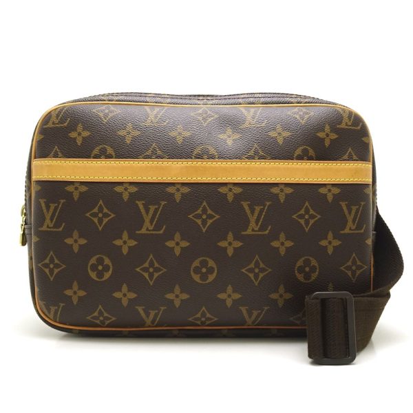 1 Louis Vuitton Monogram Reporter PM Brown