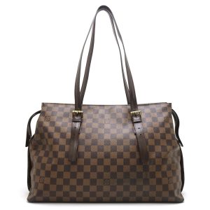 1 Louis Vuitton Keepall 55 Monogram Bag Brown