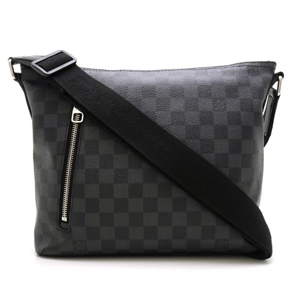 1 Louis Vuitton Damier Graphite Mick PM Diagonal Shoulder Black