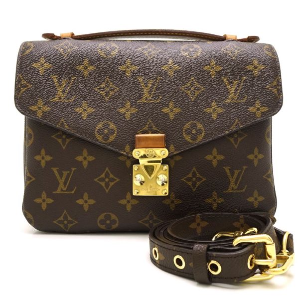 1 Louis Vuitton Monogram Pochette Metis MM Brown 2WAY Bag