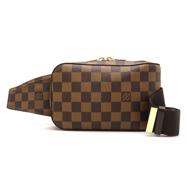 1 Louis Vuitton Damier Jeronimos Ebene Body Bag Brown