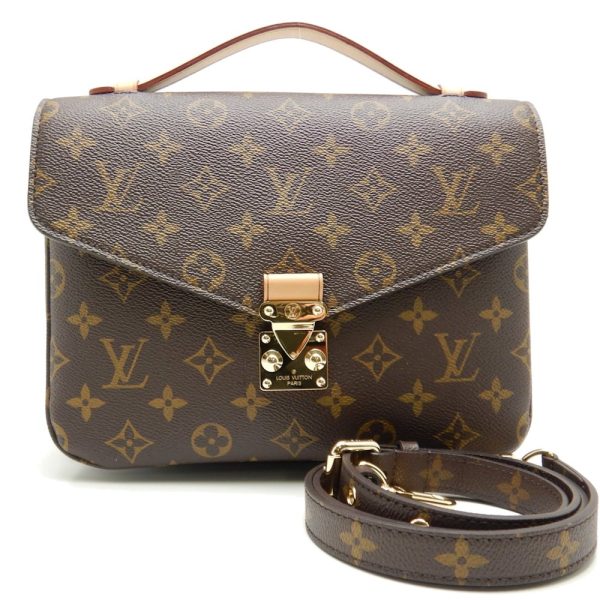 1 Louis Vuitton Monogram Pochette Metis MM Brown 2WAY Bag