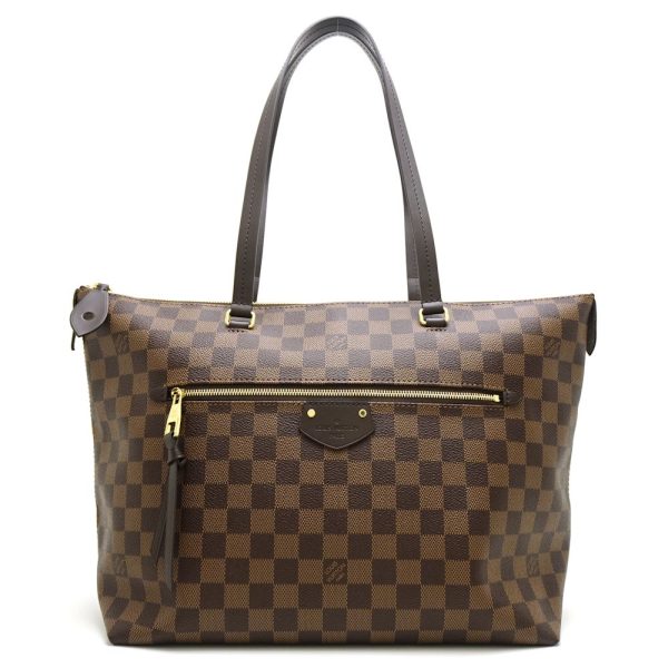 1 Louis Vuitton Damier Jena MM Ebene Shoulder Tote Brown Bag