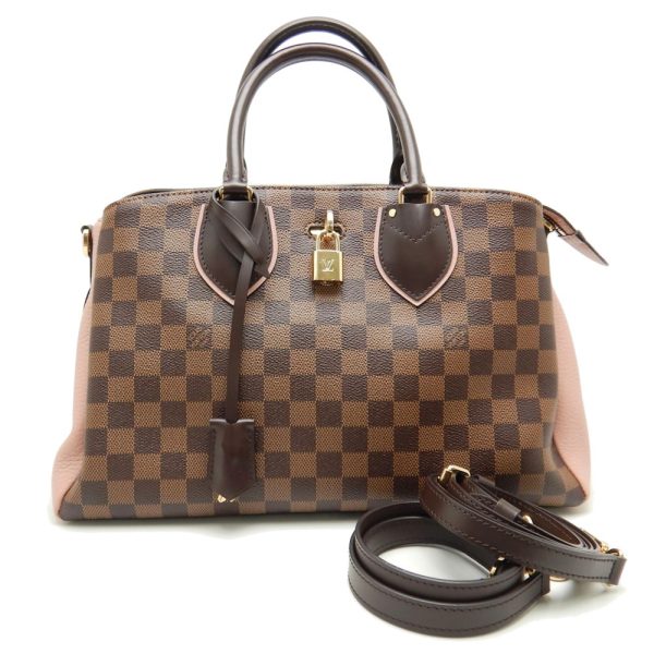 1 Louis Vuitton Damier Normandy Magnolia 2WAY Bag Brown