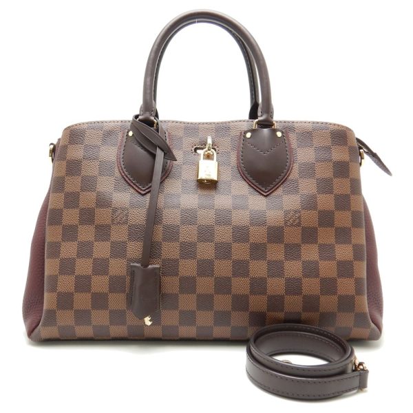 1 Louis Vuitton Damier Normandy Bordeaux 2WAY Bag Brown