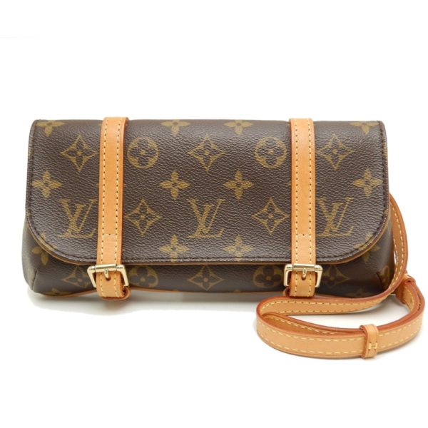 1 Louis Vuitton Monogram Pochette Marrell Brown Waist Bag