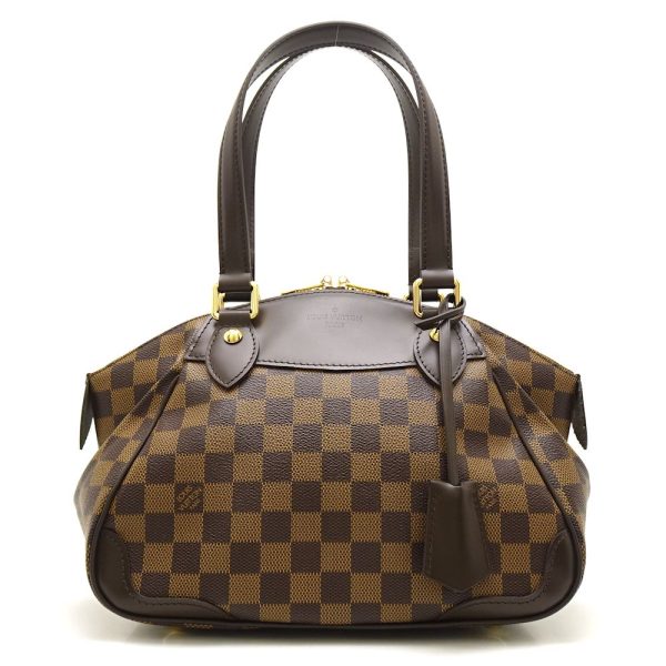 1 Louis Vuitton Damier Verona PM Ebene Handbag Brown