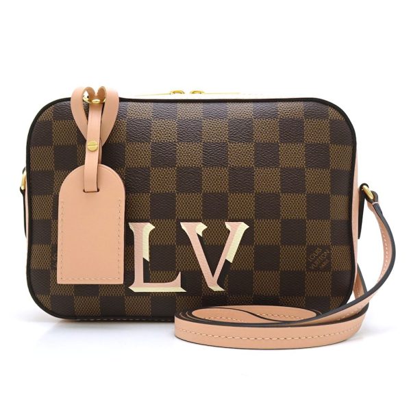 1 Louis Vuitton Damier Santa Monica Ebene Venus Diagonal Shoulder Bag