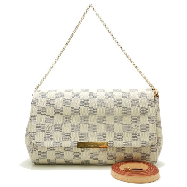 1 Louis Vuitton Damier Azur Favorite MM 2WAY Bag