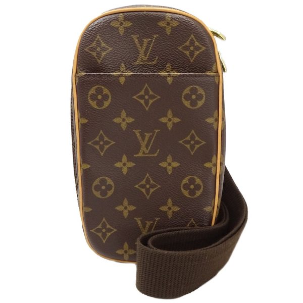 1 Louis Vuitton Body Bag Monogram Pochette Ganju Brown