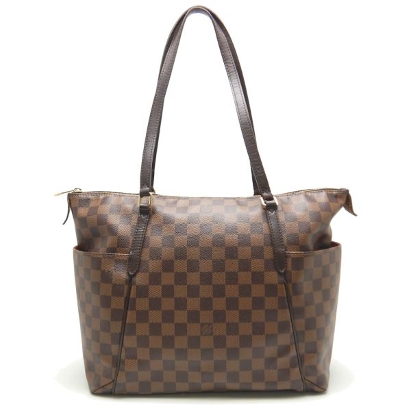 1 Louis Vuitton Damier Totally MM Ebene Shoulder Bag Brown