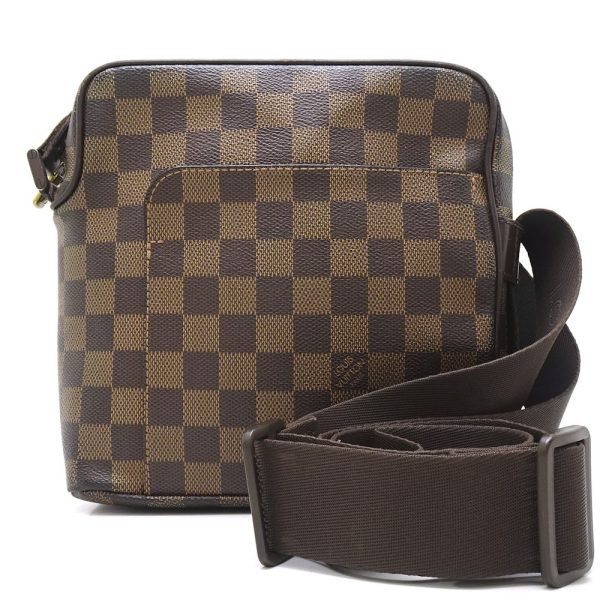 1 Louis Vuitton Damier Olaf PM Ebene shoulder brown