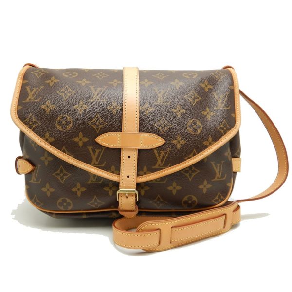 1 Louis Vuitton Monogram Saumur 30 Brown Diagonal Shoulder Bag