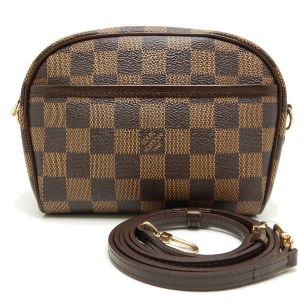 1 Louis Vuitton Damier Pochette Ipanema Ebene Diagonal Shoulder 2WAY Brown