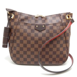 1 Louis Vuitton Damier Triana Ebene Handbag Brown