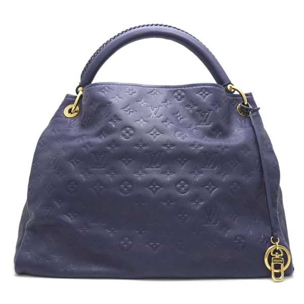 1 Louis Vuitton Emplant Artsy MM Celeste Shoulder Tote Blue