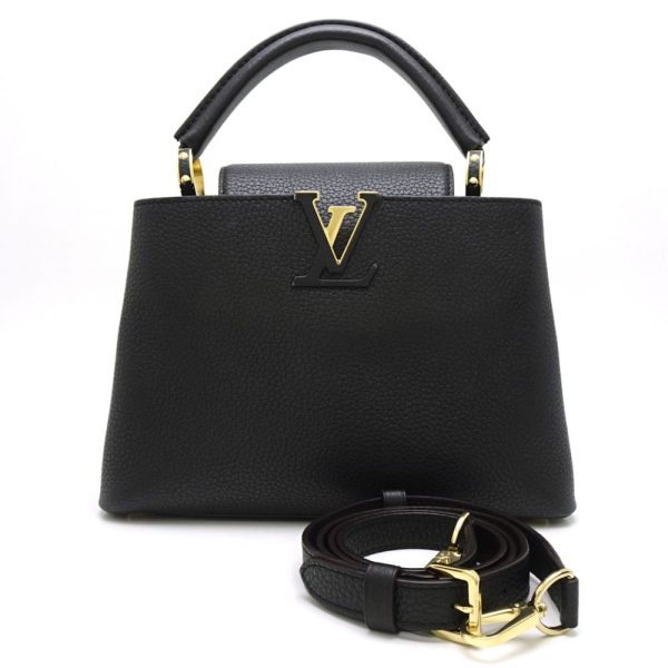 1 Louis Vuitton Capucines BB Taurillon Leather Noir Black