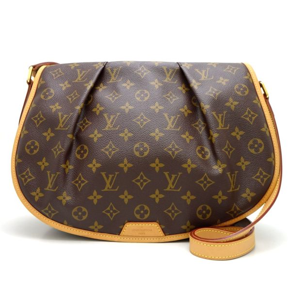 1 Louis Vuitton Monogram Menilmontane Brown Shoulder