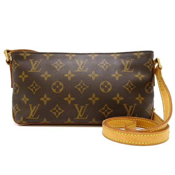 1 Louis Vuitton Monogram Trotteur Shoulder Bag Brown