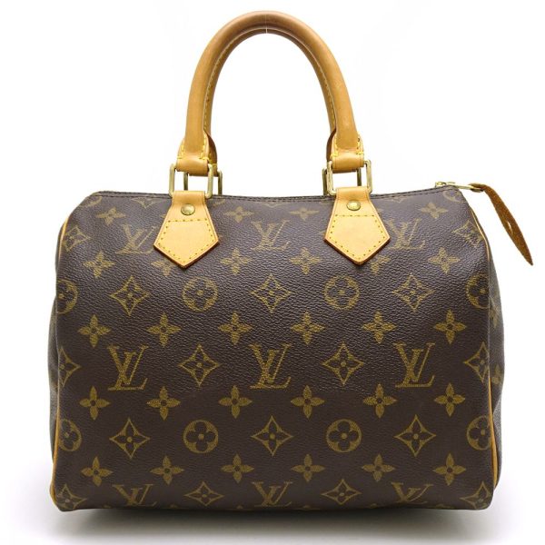 1 Louis Vuitton Monogram Speedy 25 Brown Mini Boston Bag