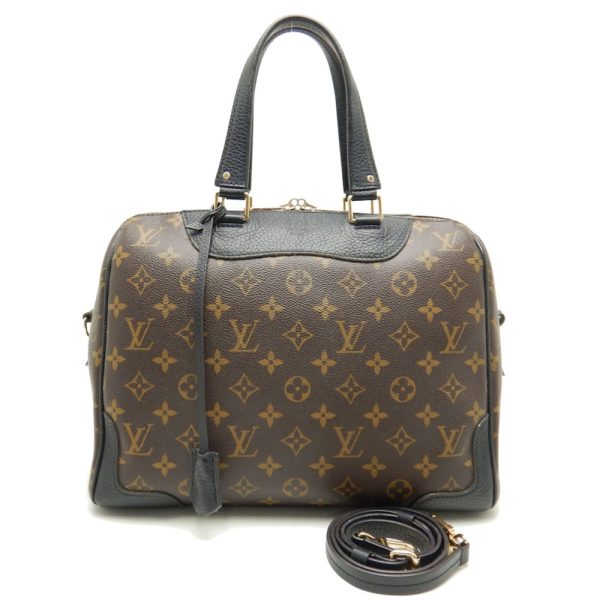 1 Louis Vuitton Monogram Retiro PM Noir 2WAY Bag Black