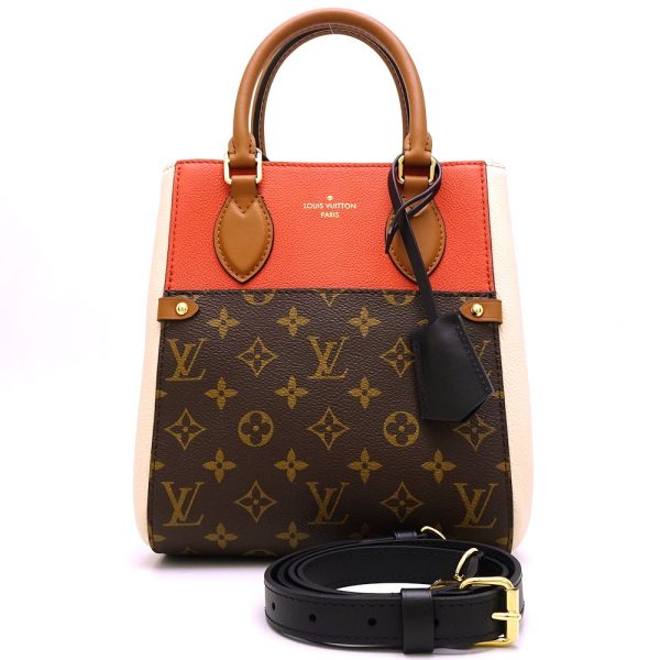 1 Louis Vuitton Fold Tote PM Calf Monogram Cerise Claim