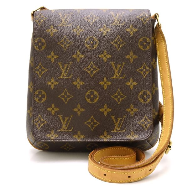 1 Louis Vuitton Monogram Musette Salsa Long Shoulder Brown