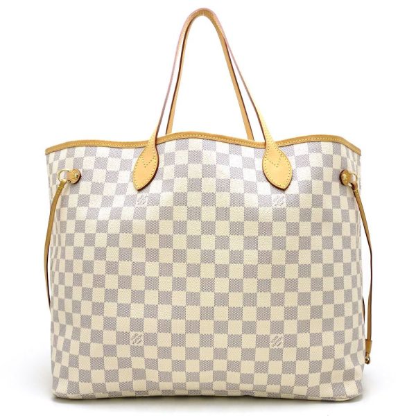 1 Louis Vuitton Damier Azur Neverfull GM Tote Bag